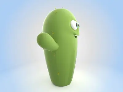 Cactus 3D model