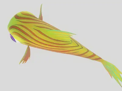 Cartoon Fish 20 Low-poly 3D model