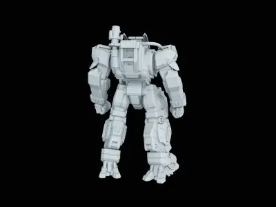 Mech-11b Miniature 3D print model