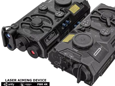 Laser Aiming Device Low-poly 3D model