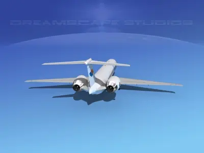 McDonnell Douglas MD-90 Spanair 3D model
