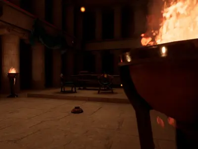 Temple of Athena Low-poly 3D model