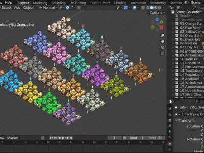 Free 3D Land Units Advance Wars Free low-poly 3D model
