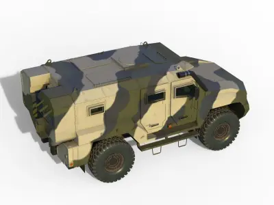 Kamaz VDV Typhoon K-53949 3D model