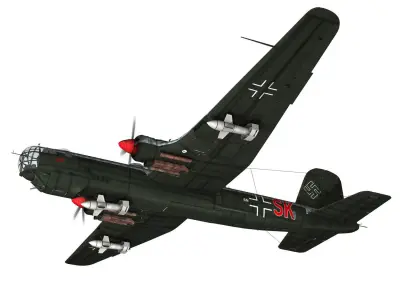 Heinkel He-177 - Greif - 6NSK 3D model