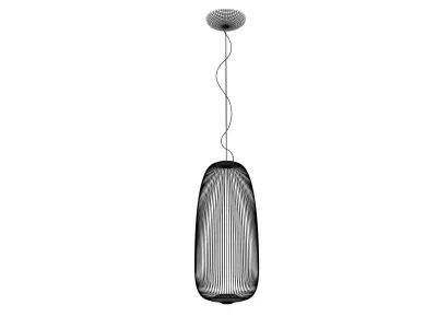 Spokes pendant lamp Free 3D model
