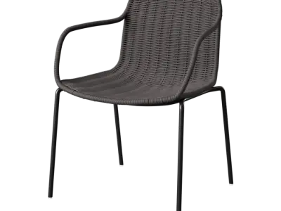  Replica Expormim Weave Chair Model, Black 