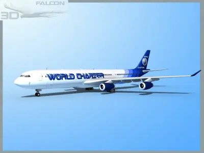 Falcon3D A340-600 World Charters 3D model