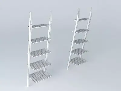 Ladder shelf Free 3D model