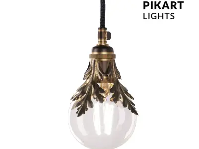 Brass pendant light Poli SKU 6016 Free 3D model