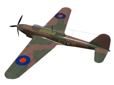 Fairey Battle 3D model