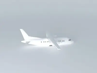 Template Antonov An140 by Sletch2003 Free 3D model