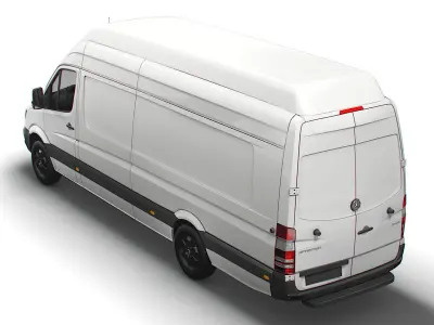 Mercedes Sprinter Cargo Van L4H3 2018 3D model