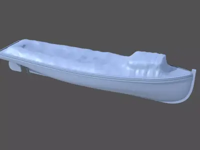 ww2 Japanese Motorboat - Commercial license - 1-100 scale 3D print model