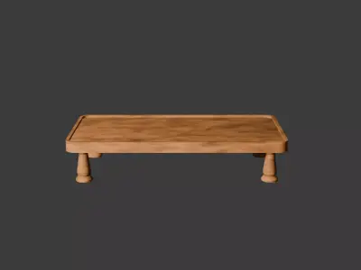 Furniture Set Low-poly 3D model buy