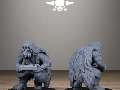 GrimGuard Jungle Fighter Snipers 3D print model