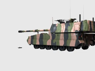 AS9 Huntsman K-9 Thunder Low-poly 3D model