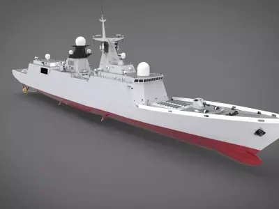 Tughril class frigate 3D model