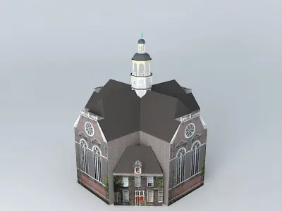 The New Church Groningen Free 3D model