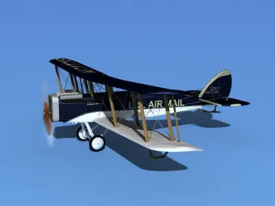 Airco DH-4 V03 US Air Mail 3D model