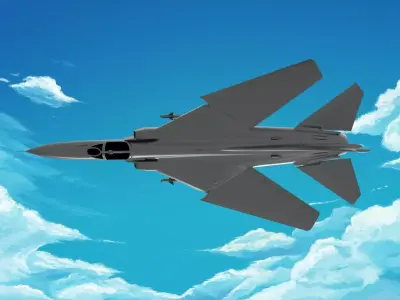 Mikoyan-Gurevich MiG-23 3D model