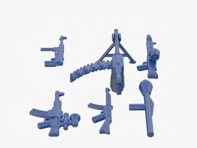 Lego Weapon Collections 3D model
