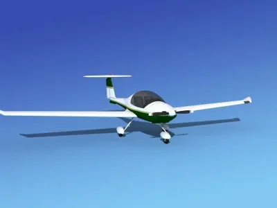 Daimond DA-20 Katana V09 3D model