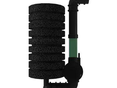 Airlift filter V2 3D model