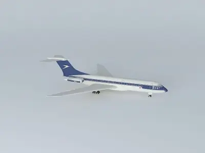 BOAC Vickers Armstrong VC10 Free 3D model