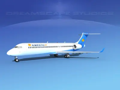 Comac ARJ21-700 Joy Air 3D model