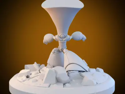 HERO LANDING POSE 3D print model