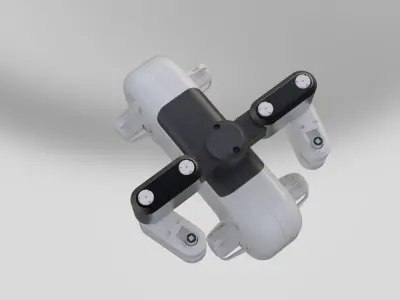 Drons robotic automatic 3D model