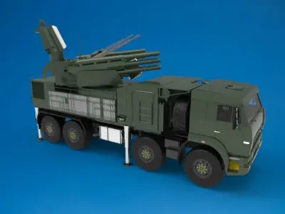 Pantsir S1 3D model