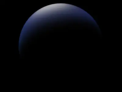 Neptune - made in Blender Low-poly 3D model