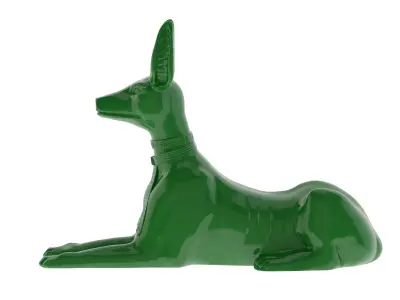 Egyptian God Anubis Dog 3D Print 3D print model