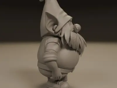 garden gnome 3D print model purchase
