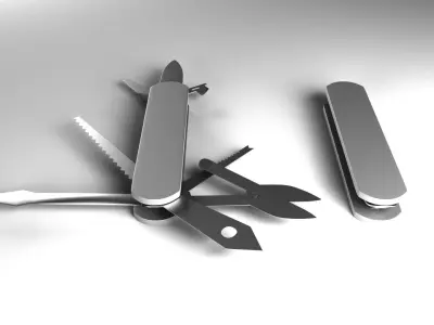 Knife Multifunction 3D model