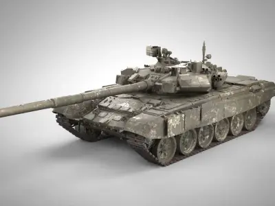 modern tank02 3D model