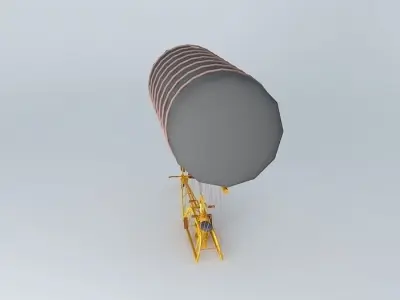 Charles F Ritchels Flying Machine 3D model