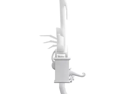 Steampunk sword Low-poly 3D model purchase