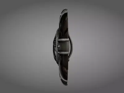 Stylized Yggdrasil Viking Shield - Tree of Life 3D model