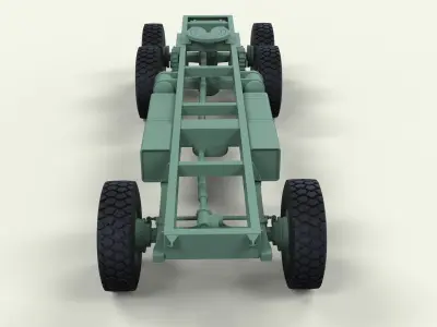 Chassis 6x6 3D model