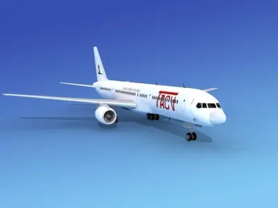 Boeing 757-200 Cabo Verde  3D model