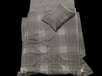 Mattress on Floor Free 3D model
