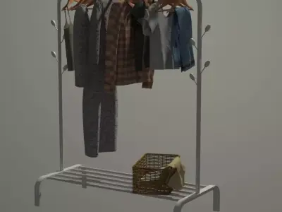 Set of clothes 3D model purchase