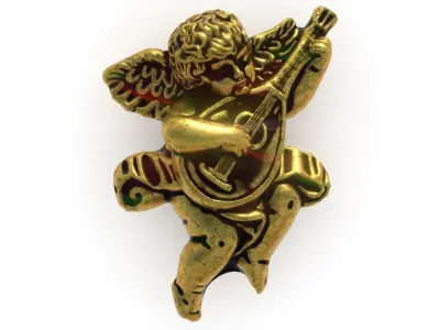 ANGEL FIGURE Low-poly 3D model