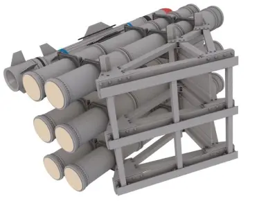 Mk-141 Missile Launching System 3D model