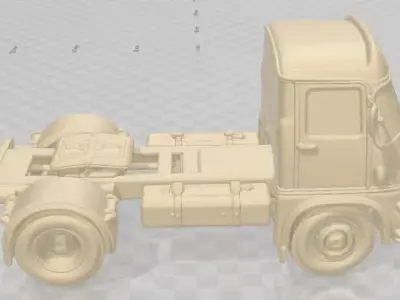 ERF KV Series 4x2 Lorry 1963 Printable Truck 3D print model