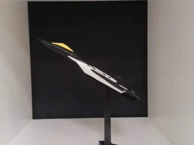 Russian fighter aircraft Sukhoi Su-57 Free 3D print model