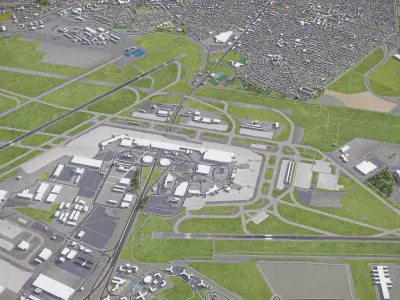 Paris Orly Airport - ORY 3D model